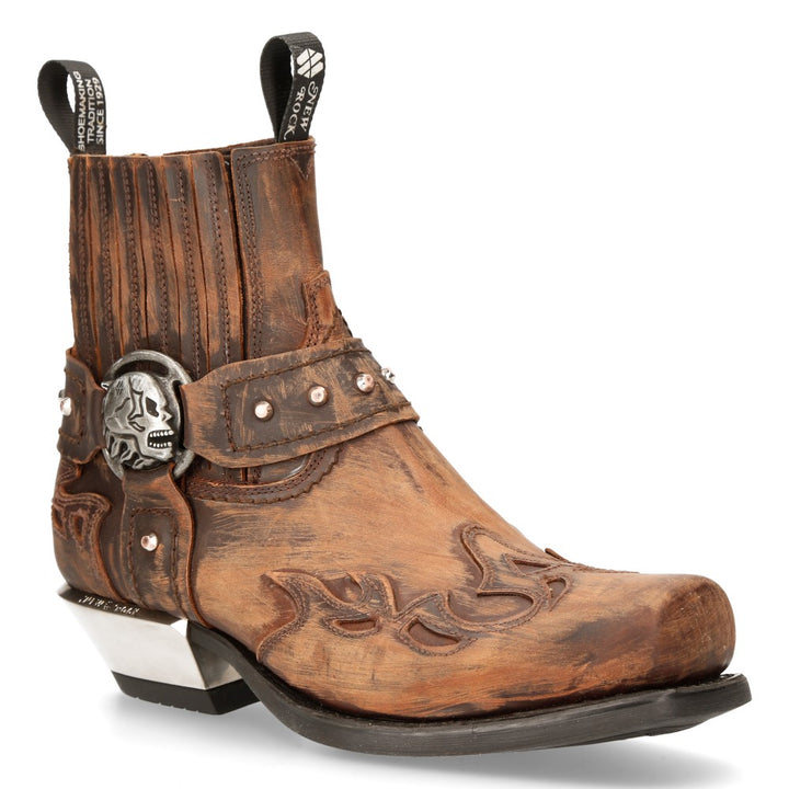New Rock – West Collection Leather Ankle Boot 7966-C9