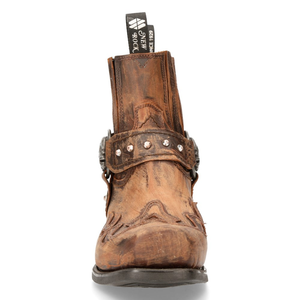 New Rock – West Collection Leather Ankle Boot 7966-C9