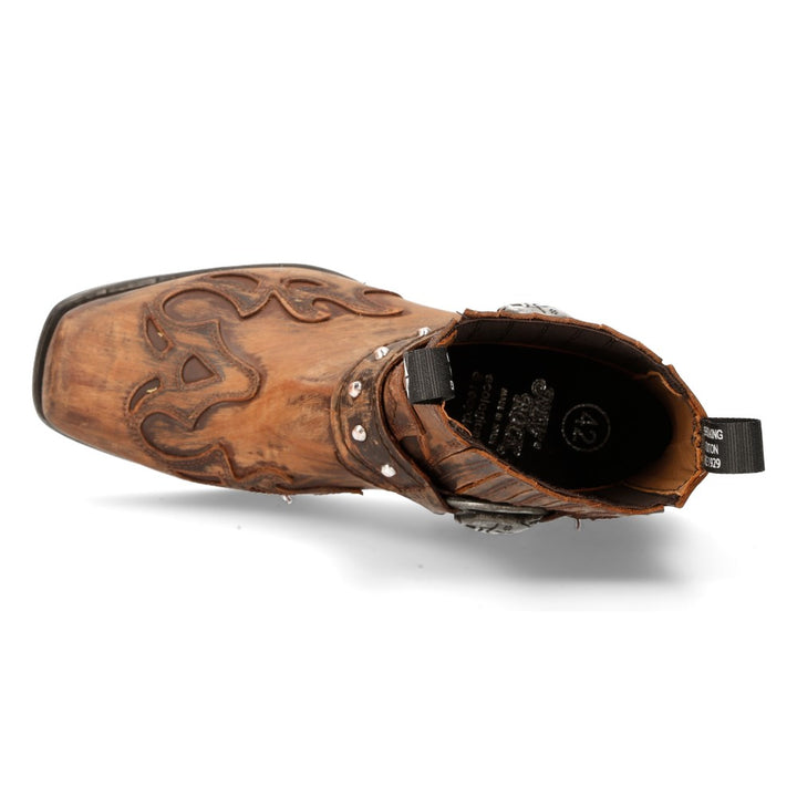 New Rock – West Collection Leather Ankle Boot 7966-C9