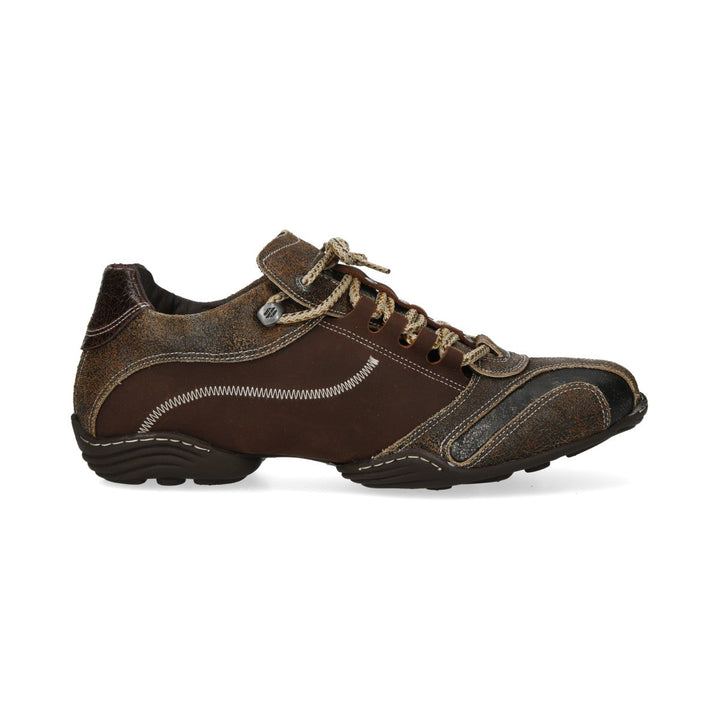 New Rock M-8122S-C10 Brown Distressed Leather Trainers