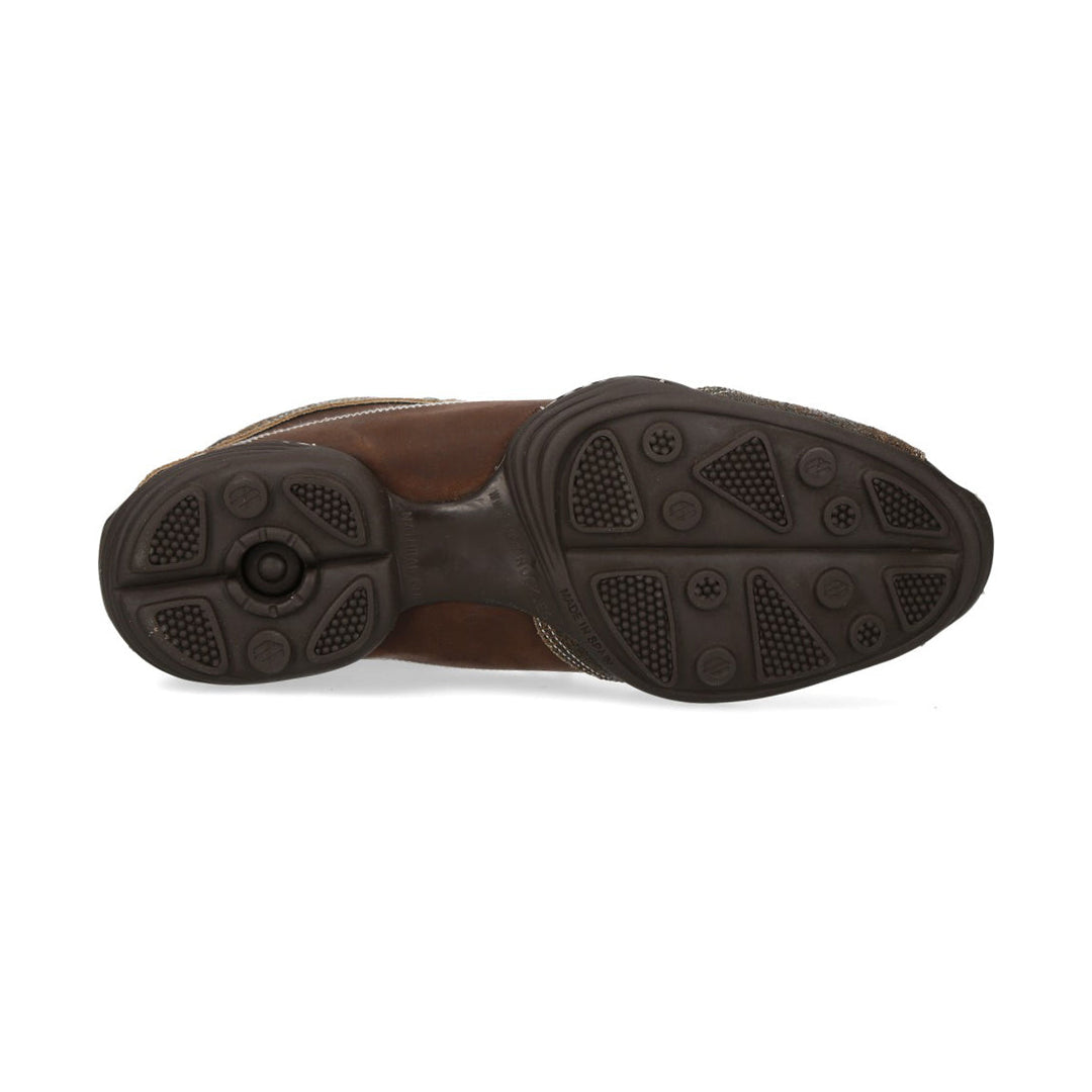 New Rock M-8122S-C10 Brown Distressed Leather Trainers