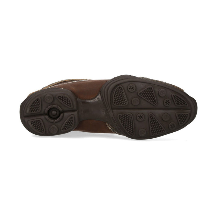 New Rock M-8122S-C10 Brown Distressed Leather Trainers
