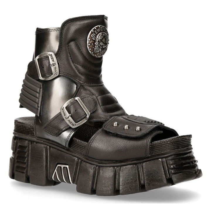 New Rock - Metallic Ankle Boot M-BIOS106-C4