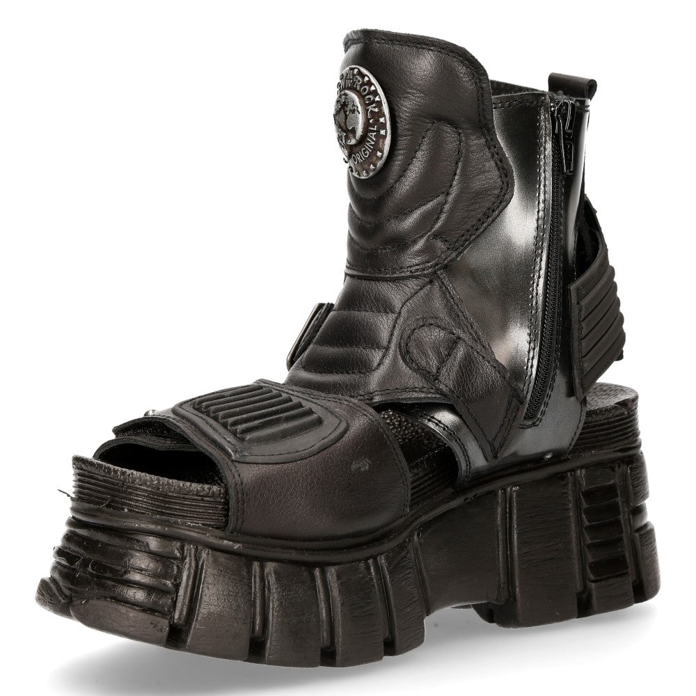 New Rock - Metallic Ankle Boot M-BIOS106-C4