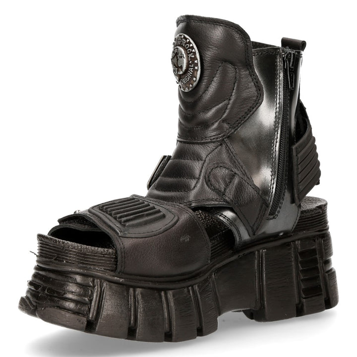 New Rock - Metallic Ankle Boot M-BIOS106-C4