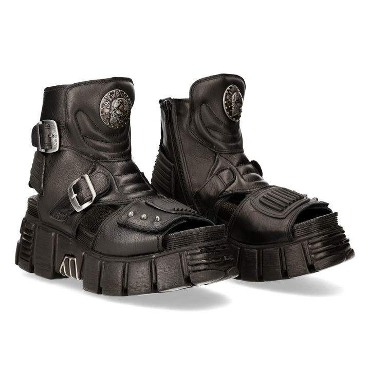 New Rock - Metallic Ankle Boot M-BIOS106-C5