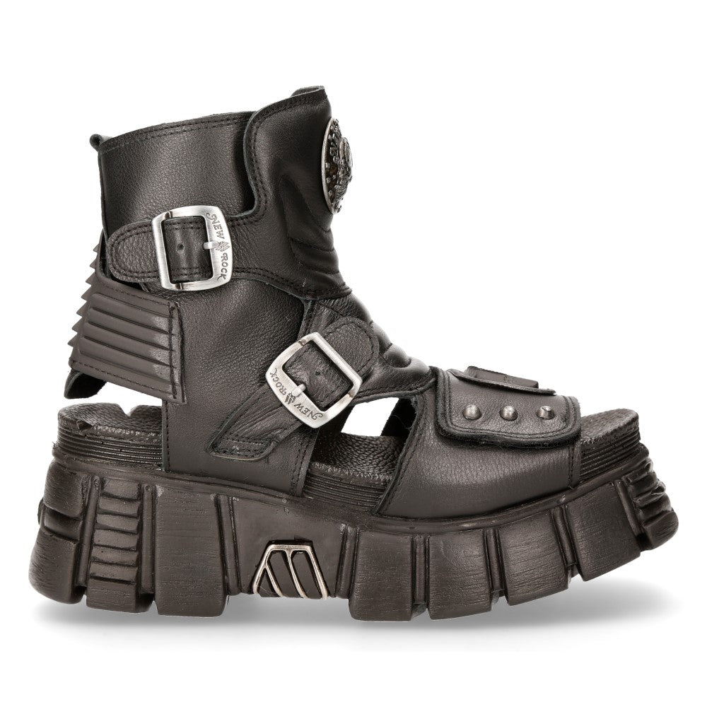 New Rock - Metallic Ankle Boot M-BIOS106-C5