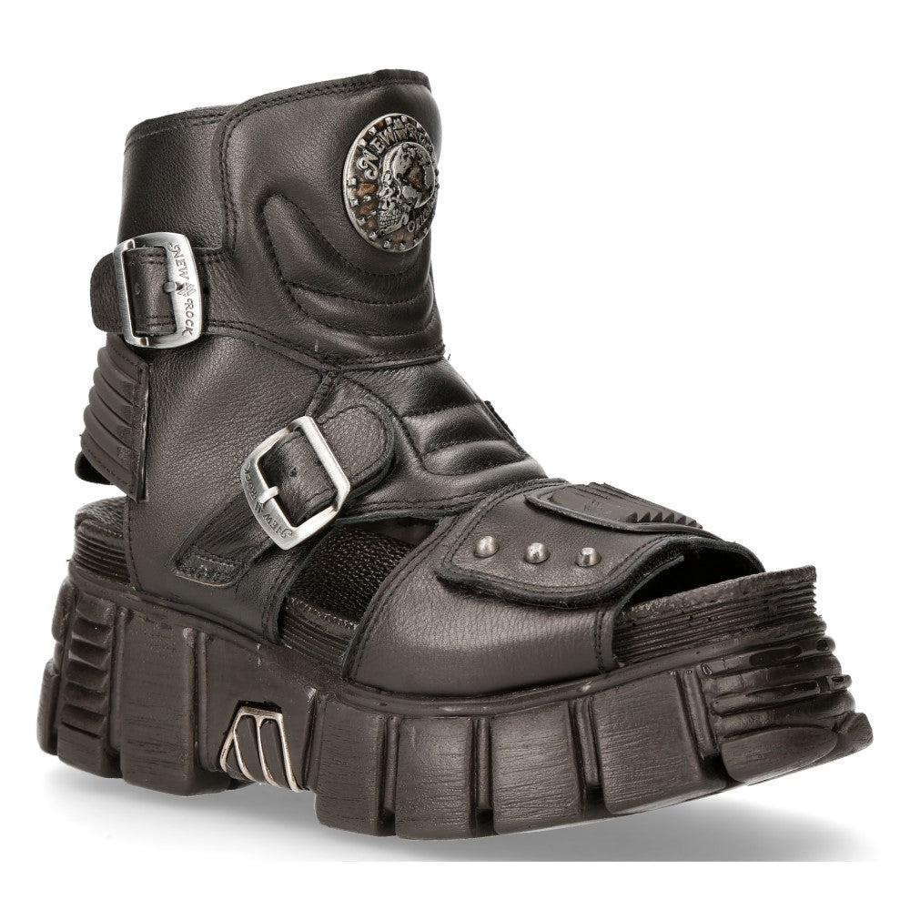 New Rock - Metallic Ankle Boot M-BIOS106-C5