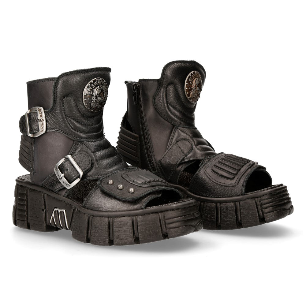 New Rock - Metallic Ankle Boot M-BIOS106-C6