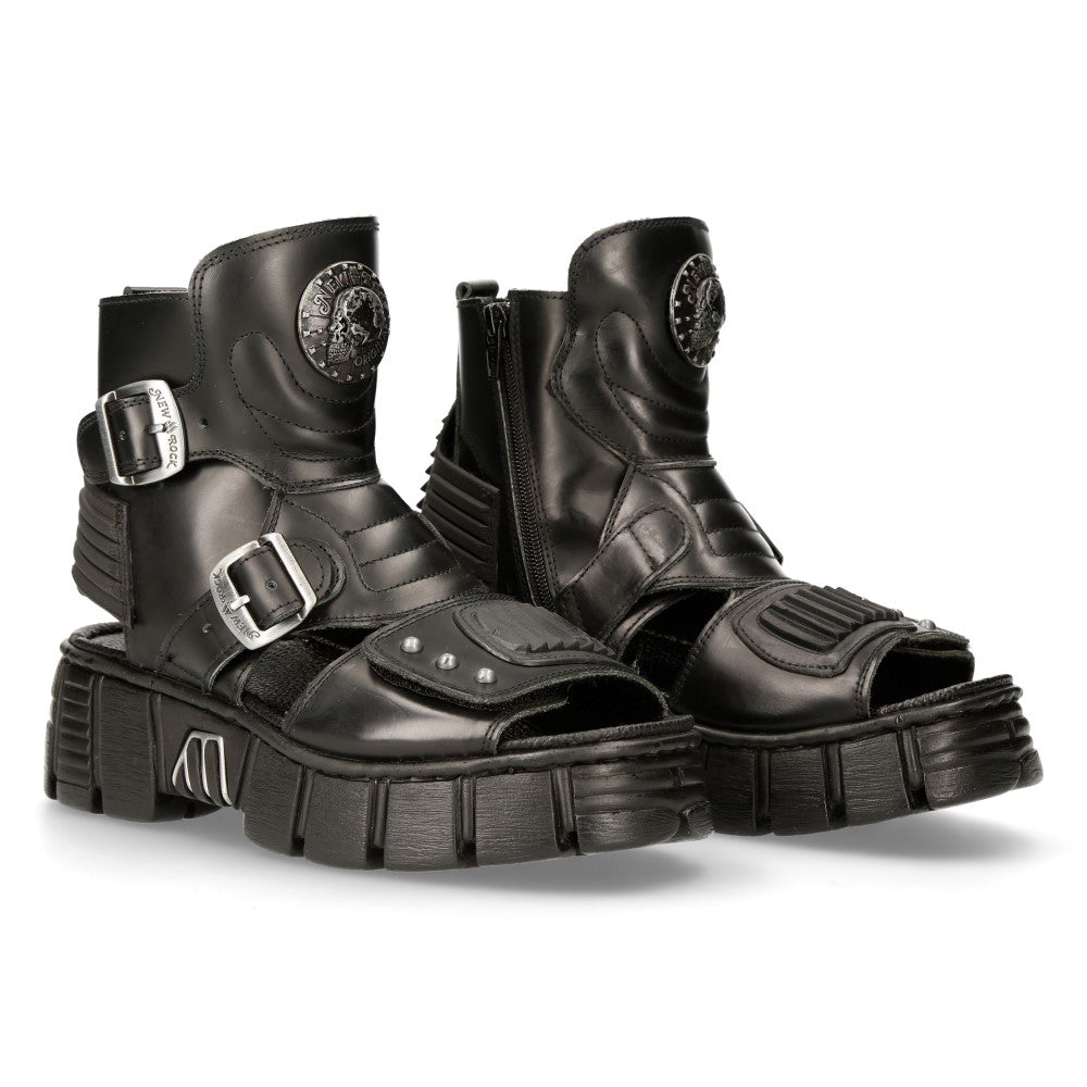 New Rock - Metallic Ankle Boot M-BIOS106-C8