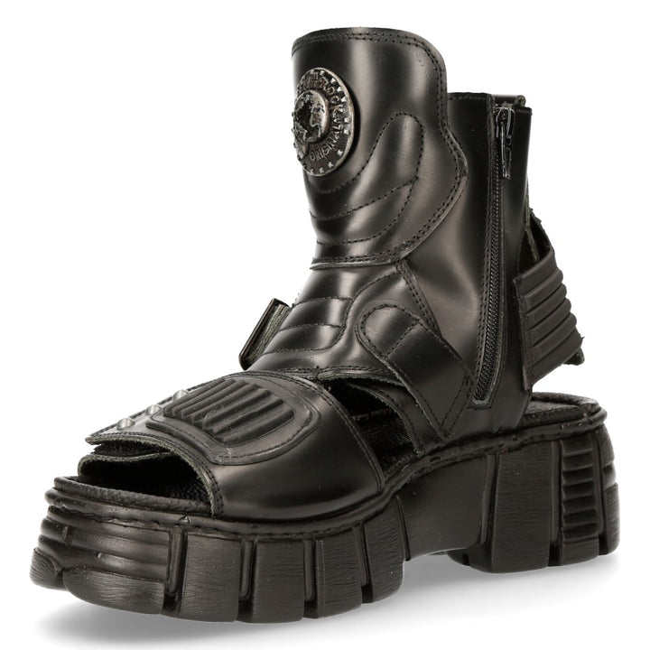 New Rock - Metallic Ankle Boot M-BIOS106-C8