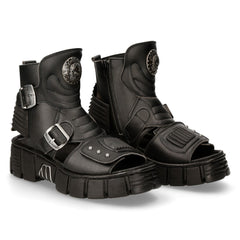 New Rock - Metallic Ankle Boot M-BIOS106-V2