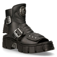 New Rock - Metallic Ankle Boot M-BIOS106-V2