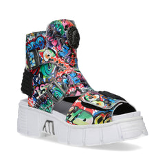New Rock - Metallic Ankle Boot M-BIOS106-V5