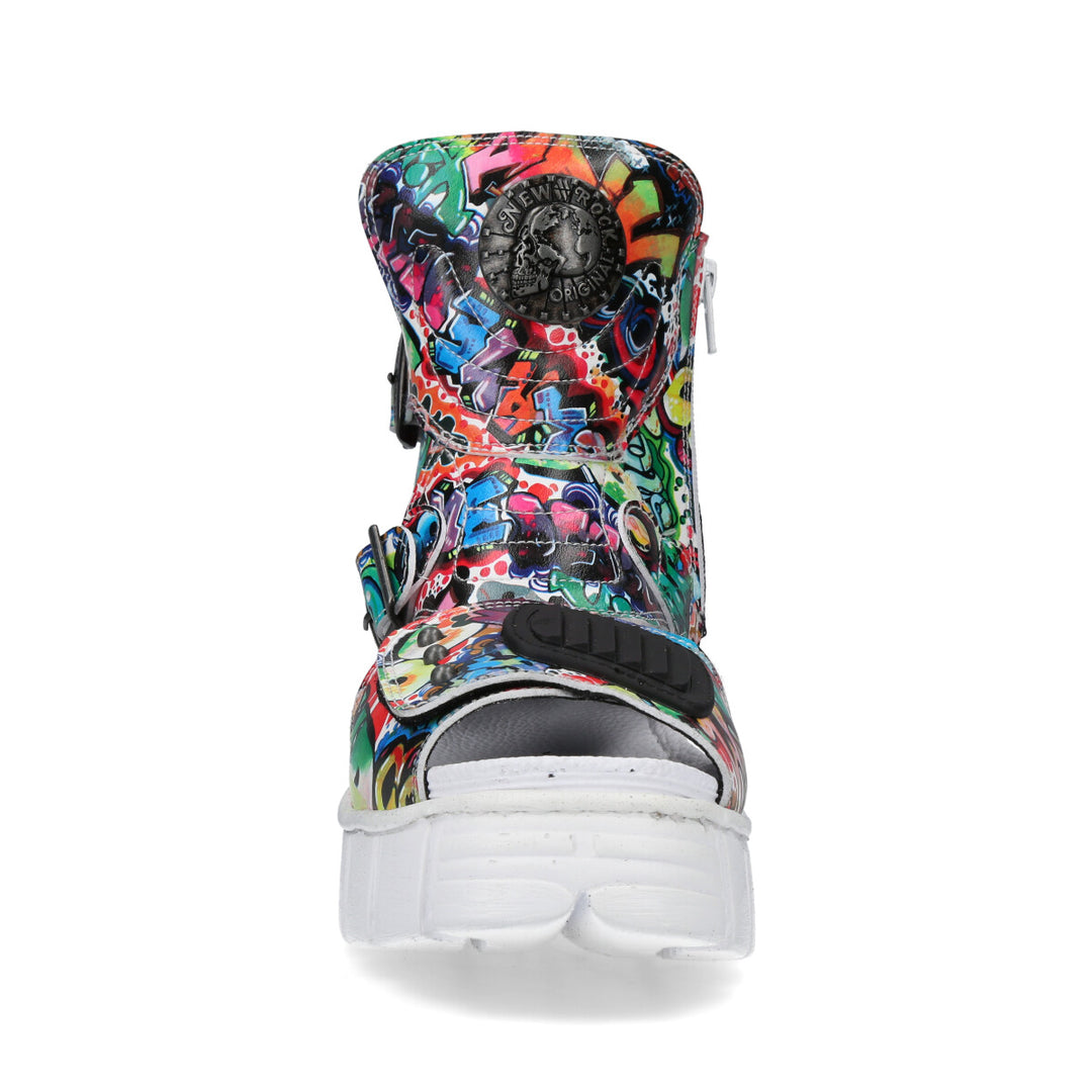 New Rock - Metallic Ankle Boot M-BIOS106-V5