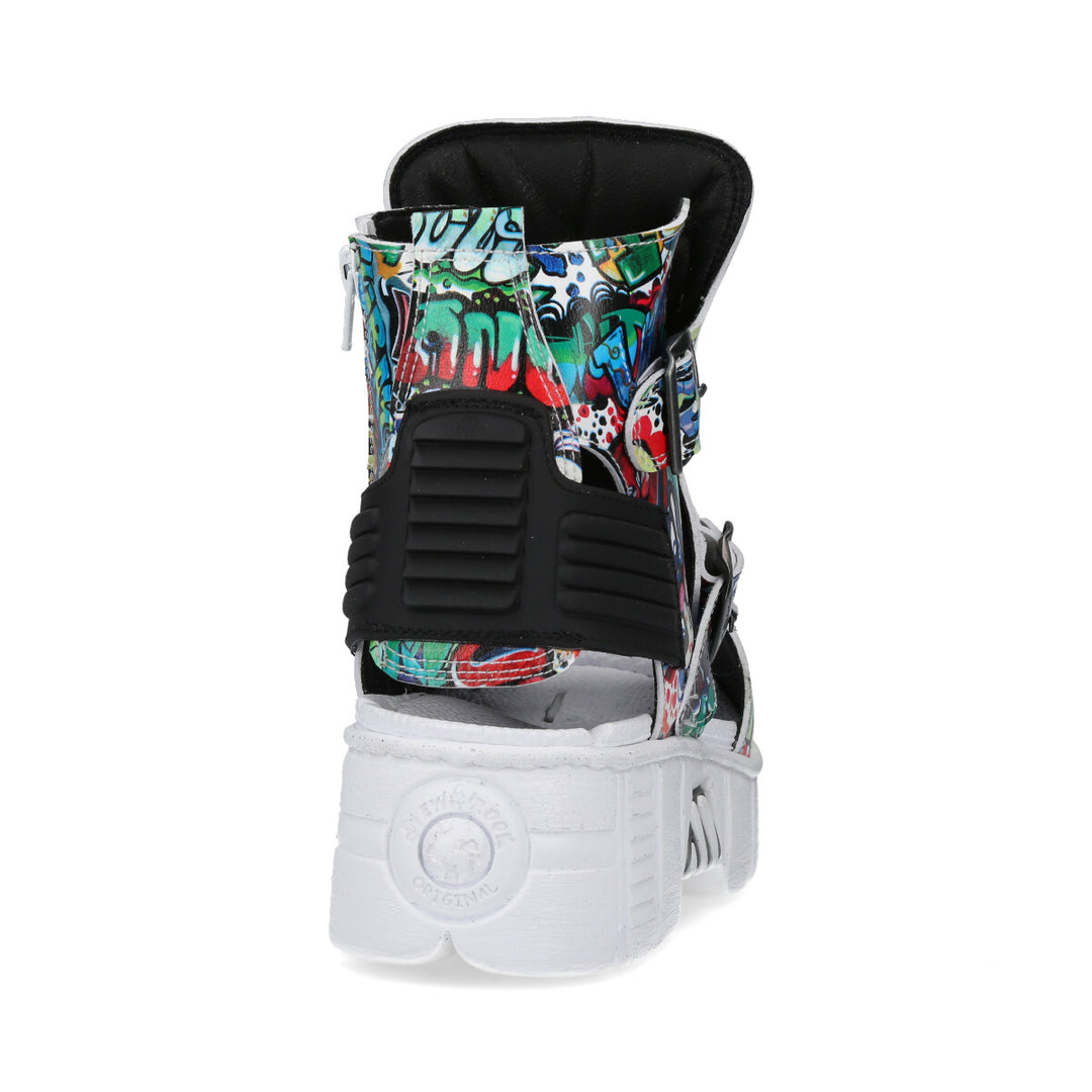 New Rock - Metallic Ankle Boot M-BIOS106-V5