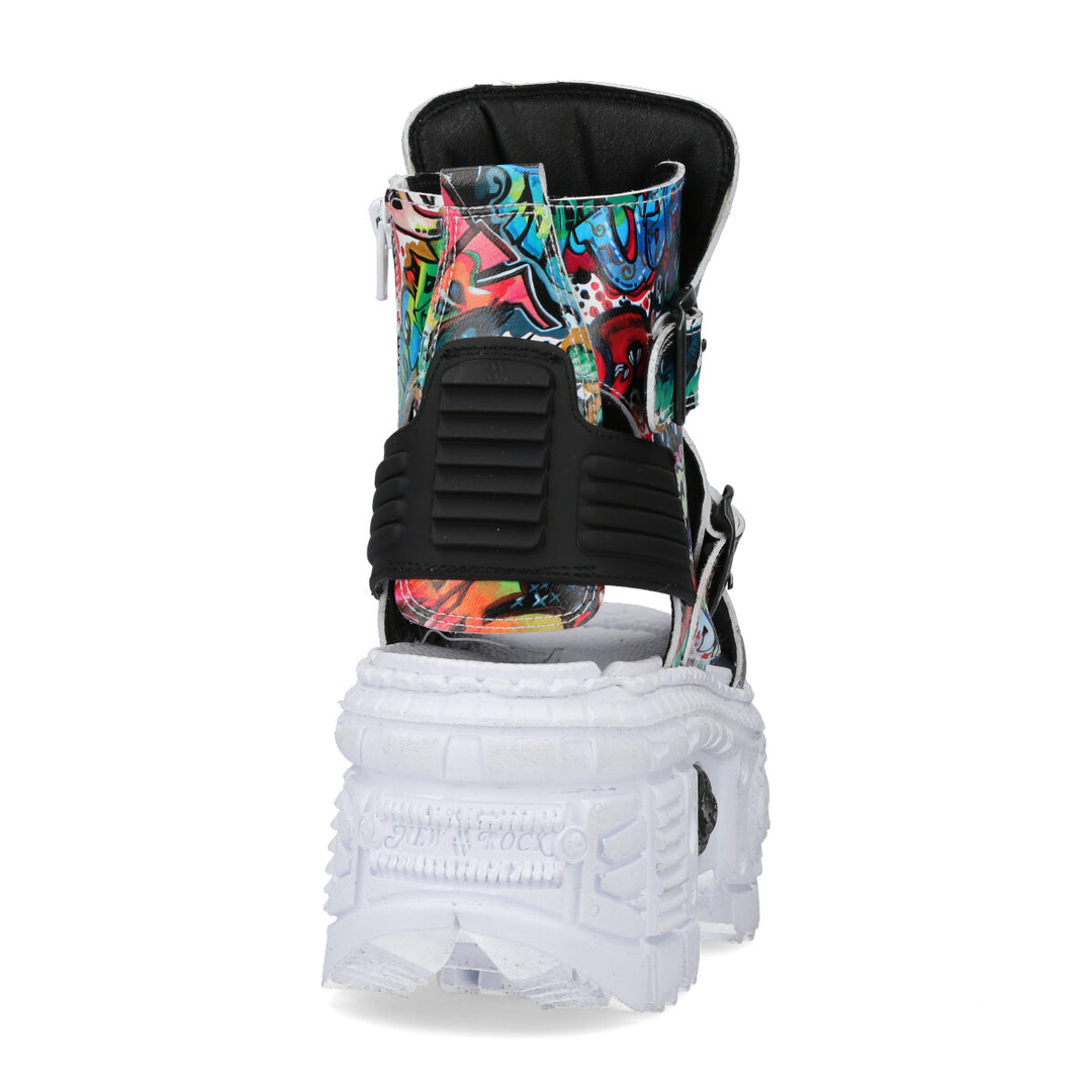 New Rock - Metallic Ankle Boot M-BIOS106-V6