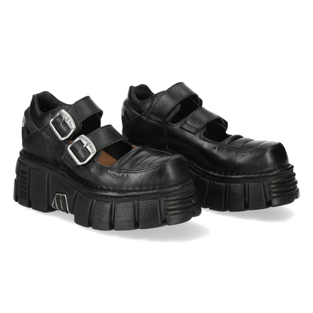 New Rock – Metallic Collection Leather Boot M-MET059-C2