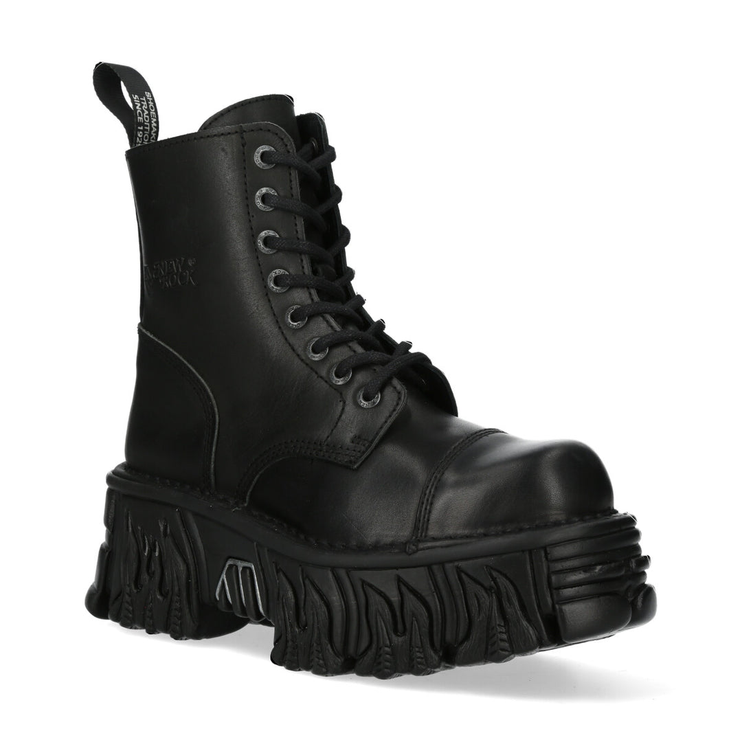 New Rock M-MILI083C-S63 Combat-Style Boot – Military Influence