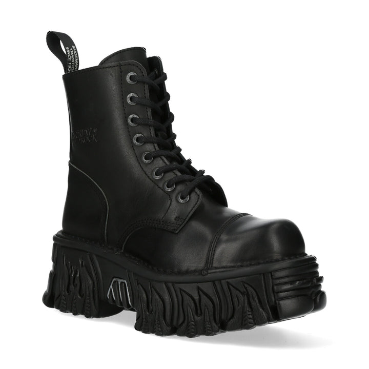 New Rock M-MILI083C-S63 Combat-Style Boot – Military Influence