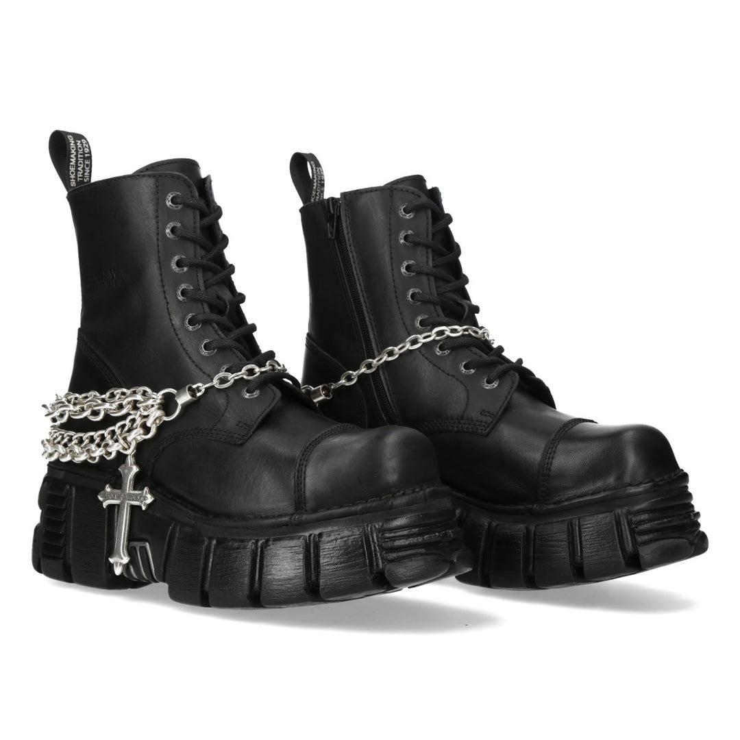 New Rock – Metallic Collection Military Ankle Boot M-MILI083H-C1