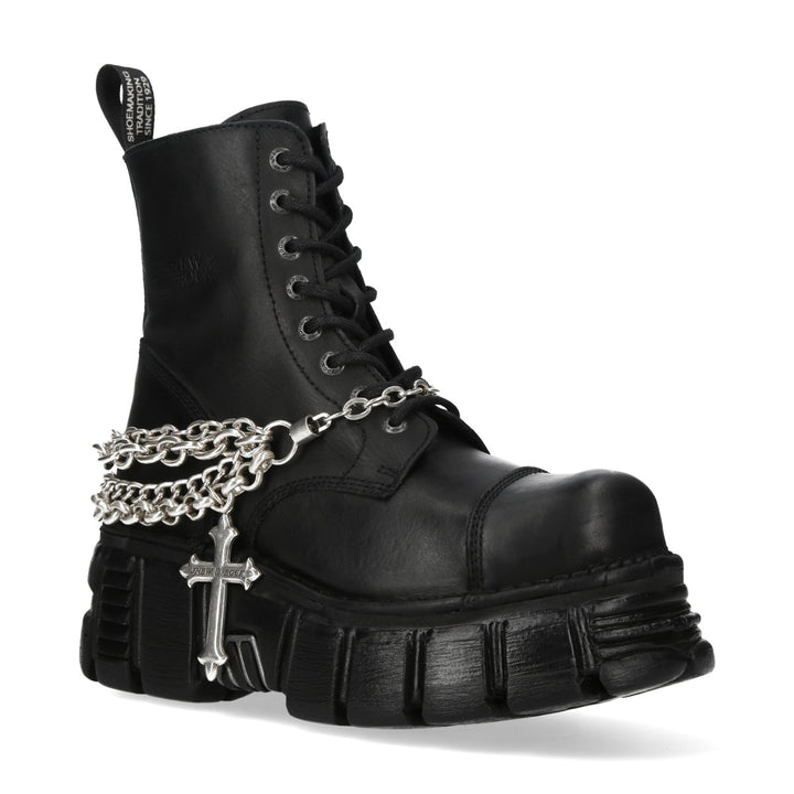 New Rock – Metallic Collection Military Ankle Boot M-MILI083H-C1