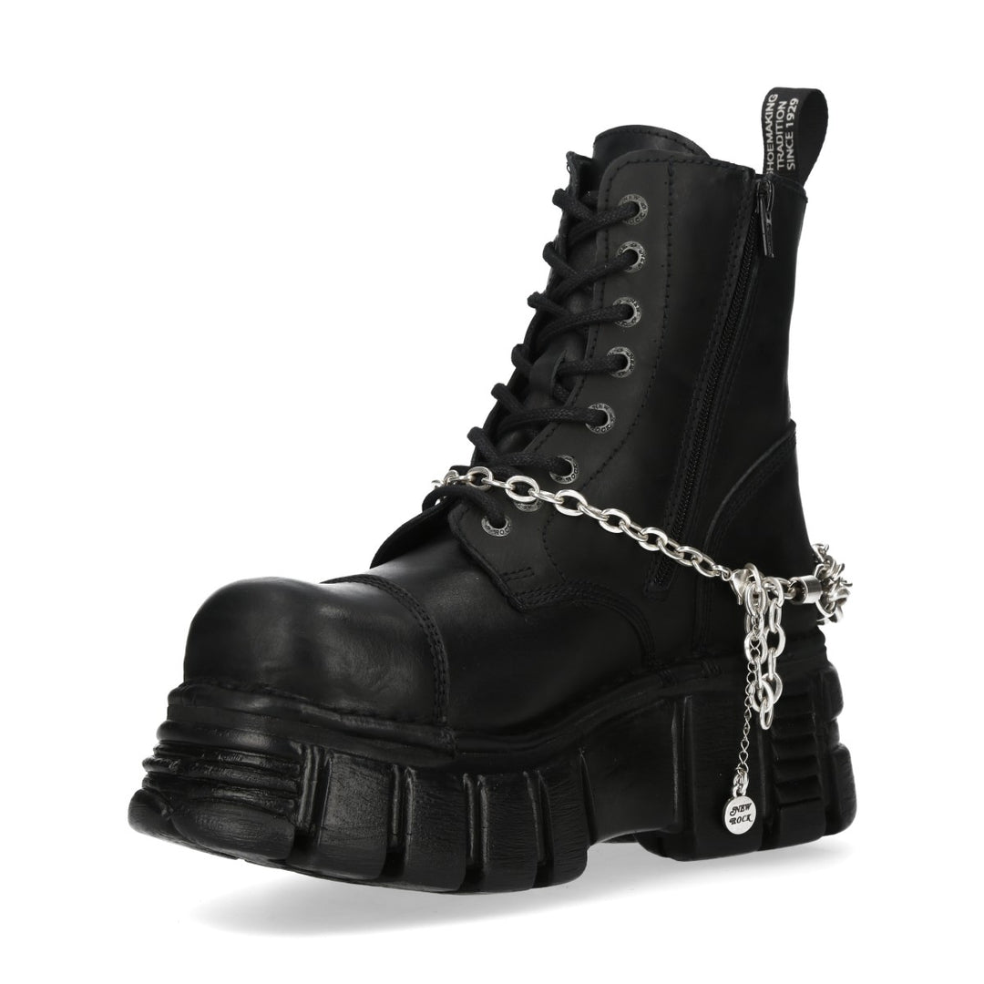 New Rock – Metallic Collection Military Ankle Boot M-MILI083H-C1