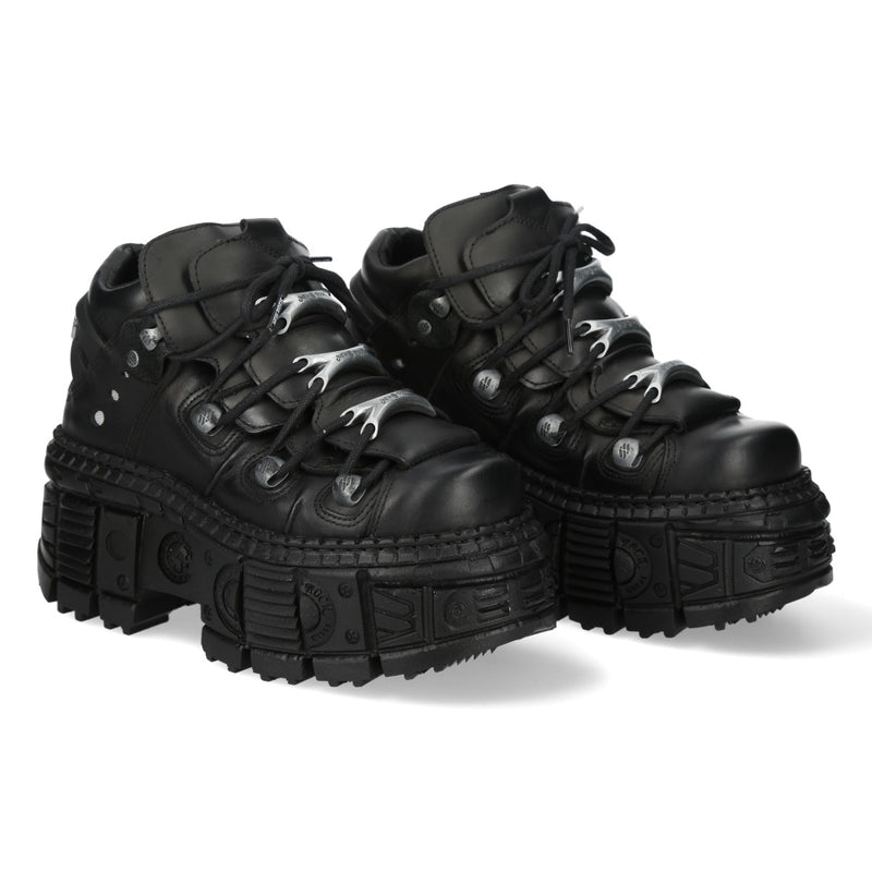 New Rock - Metallic Ankle Boot M-OVERZ106-C1