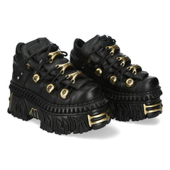 New Rock - Metallic Ankle Boot M-OVERZ106B-C4