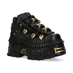 New Rock - Metallic Ankle Boot M-OVERZ106B-C4