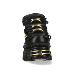 New Rock - Metallic Ankle Boot M-OVERZ106B-C4