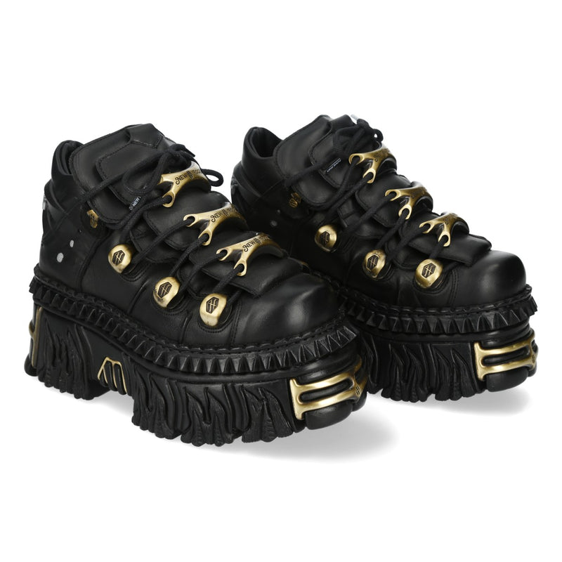 New Rock - Metallic Ankle Boot M-OVERZ106B-C4