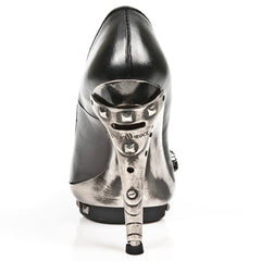 New Rock - Punk Platform Boot M-PUNK033-C1 Skull Hardware Detail