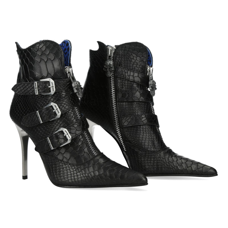 New Rock - Queen Heeled Boot M-QUEEN001-S1