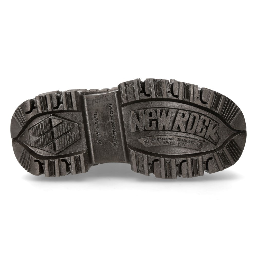 New Rock - Metallic Ankle Boot M-TANK106NLACE-C1