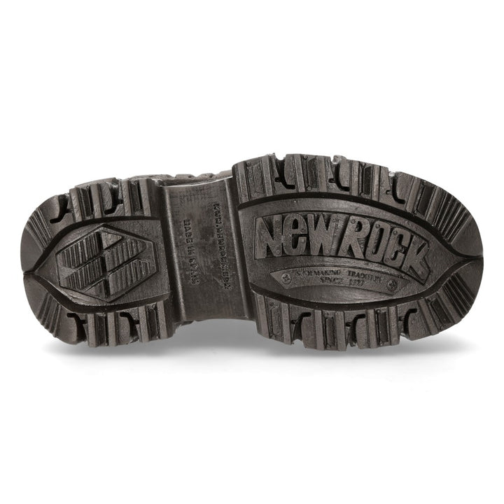 New Rock - Metallic Ankle Boot M-TANK106NLACE-C1