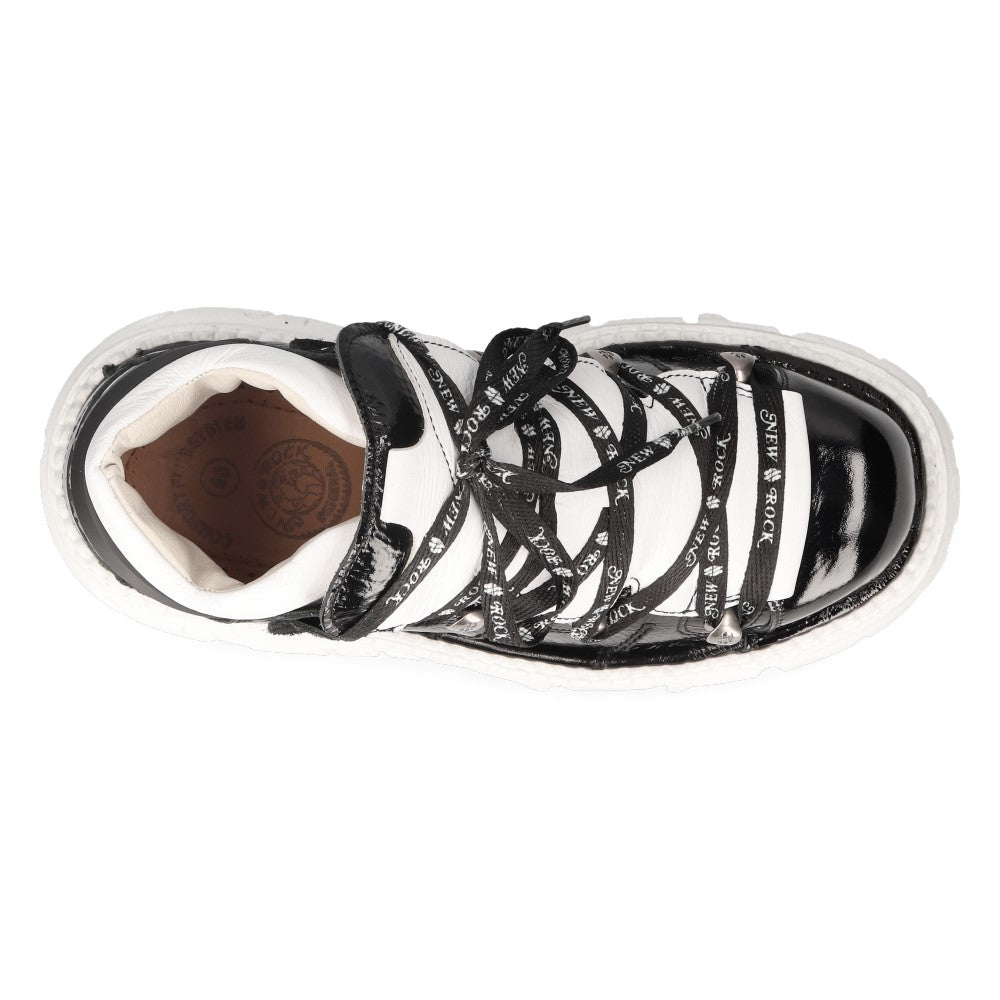 New Rock - Metallic Ankle Boot M-TANK106NLACE-C6