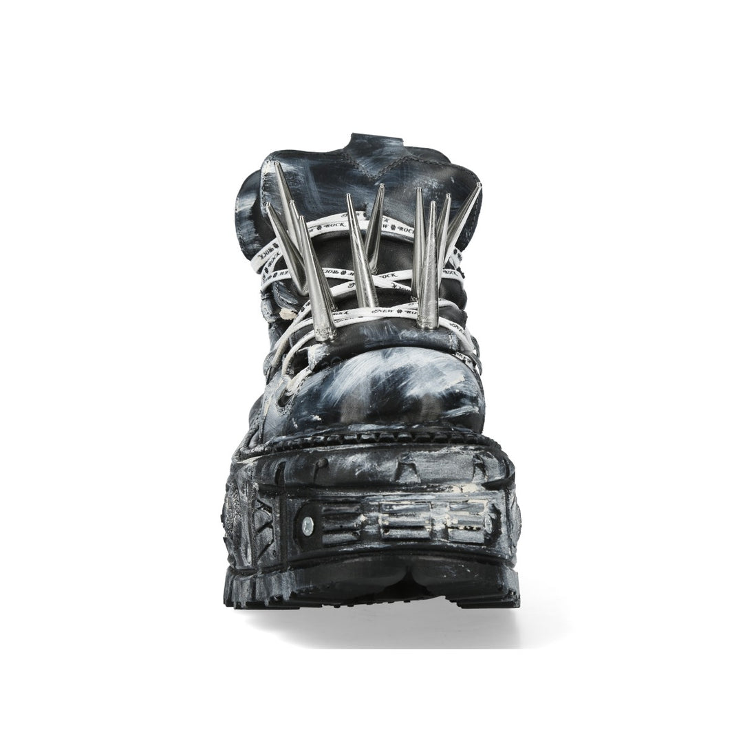 New Rock - Metallic Ankle Boot M-TANK106P-C1