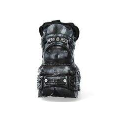 New Rock - Metallic Ankle Boot M-TANK106P-C1 Spikes