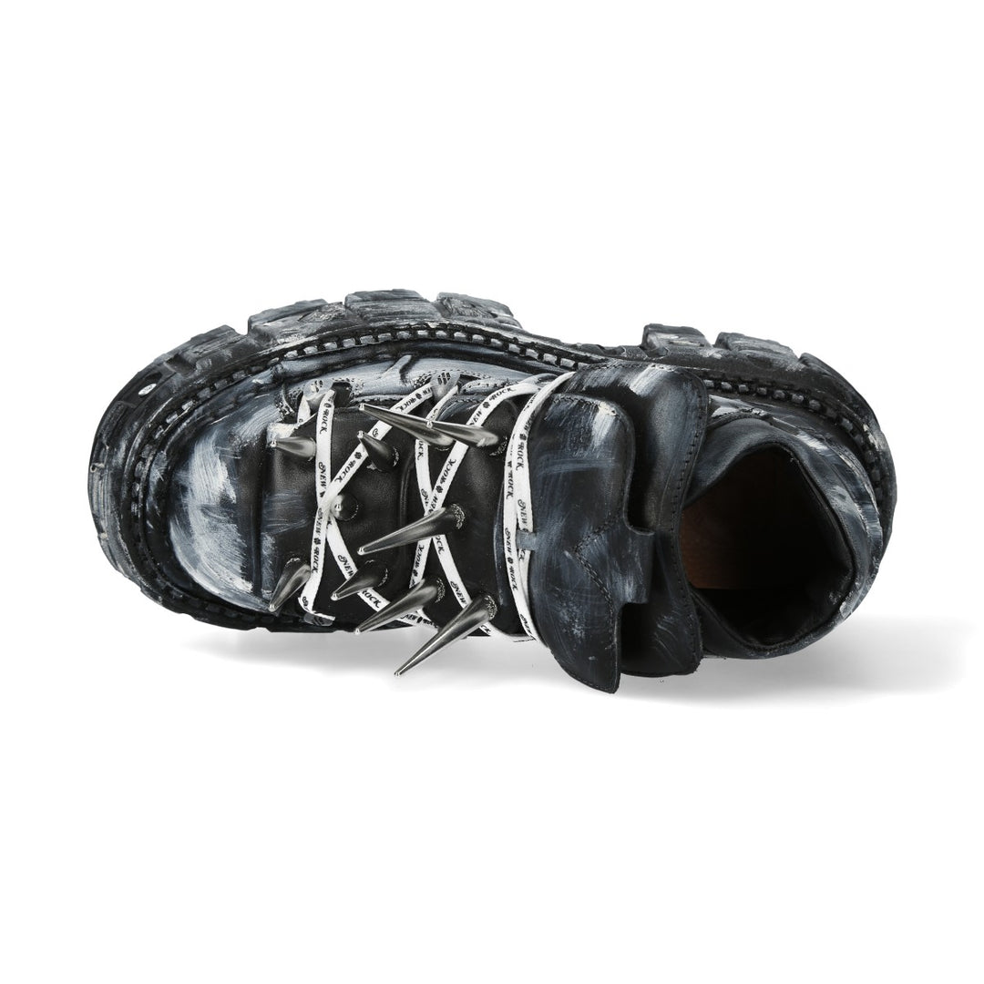 New Rock - Metallic Ankle Boot M-TANK106P-C1