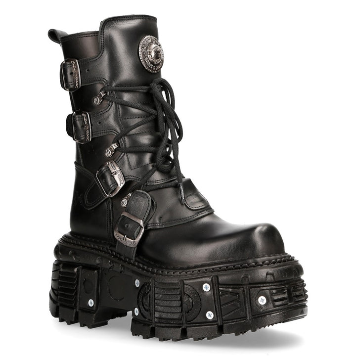 New Rock - Metallic Boot M-TANK373-S1