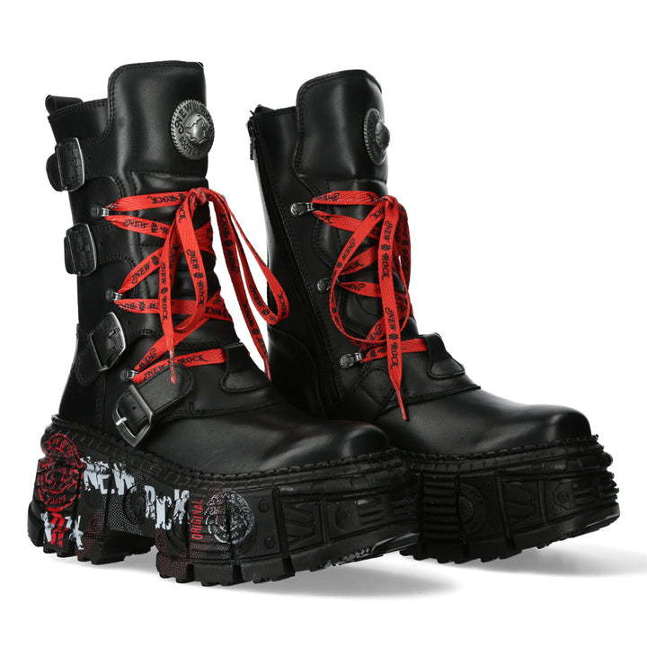 New Rock - Wall Platform Shoe M-WALL028B-C1