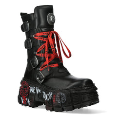 New Rock - Wall Platform Shoe M-WALL028B-C1