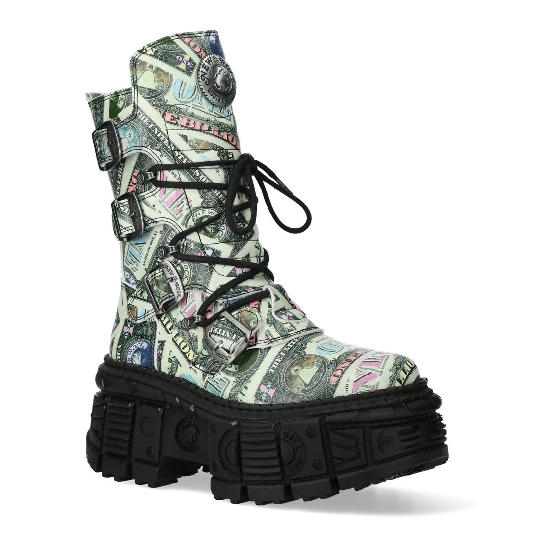 New Rock - Wall Platform Shoe M-WALL028B-C3