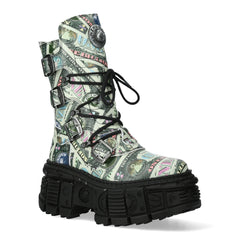 New Rock - Wall Platform Shoe M-WALL028B-C3