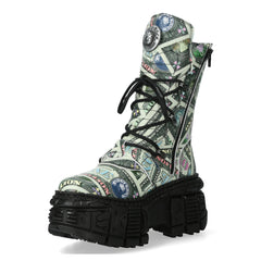 New Rock - Wall Platform Shoe M-WALL028B-C3