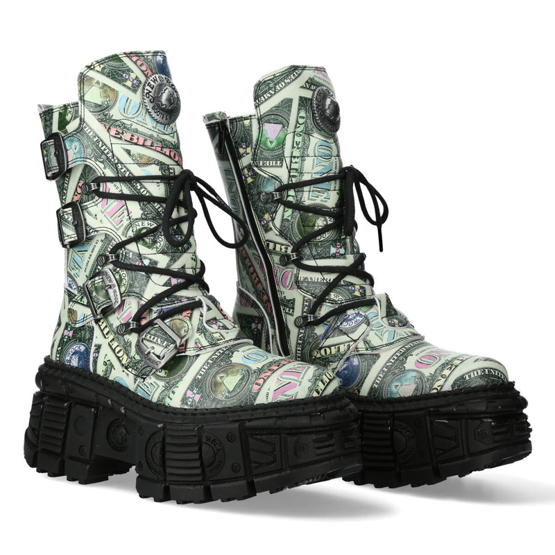 New Rock - Wall Platform Shoe M-WALL028B-C3