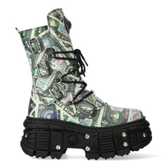 New Rock - Wall Platform Shoe M-WALL028B-C4