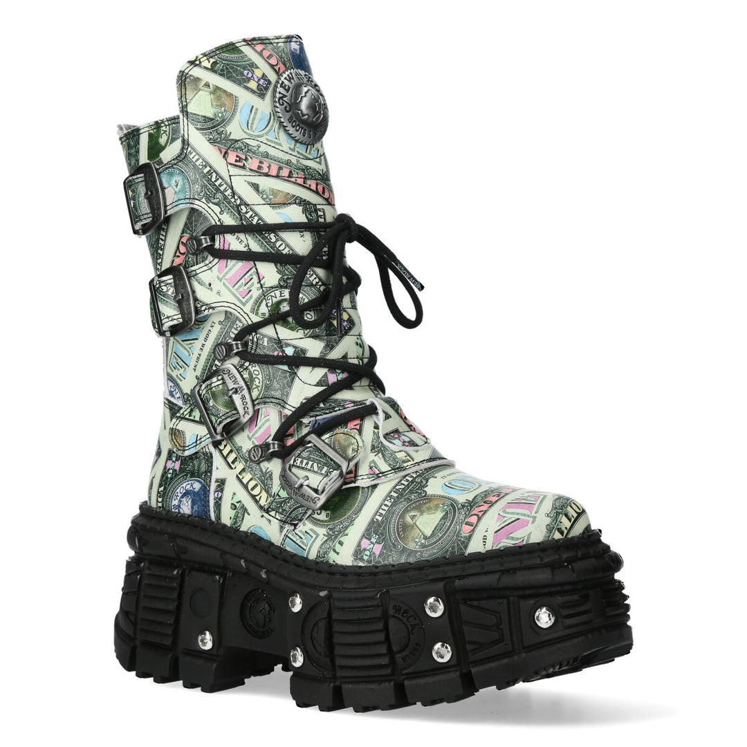 New Rock - Wall Platform Shoe M-WALL028B-C4