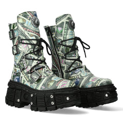 New Rock - Wall Platform Shoe M-WALL028B-C4